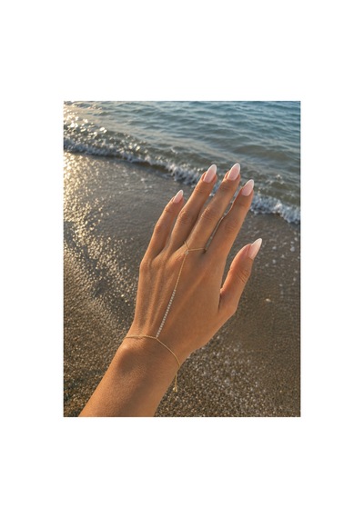 Lumera Sıra Zirkon Taşlı Gold Şahmeran Altın Altın