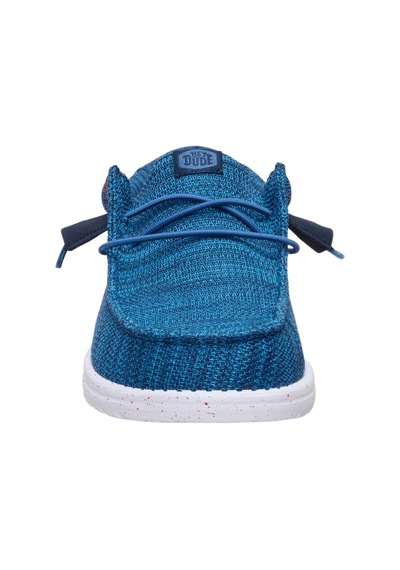 Hey Dude Wally Cru Stretch Canvas Erkek Terlik Mavi