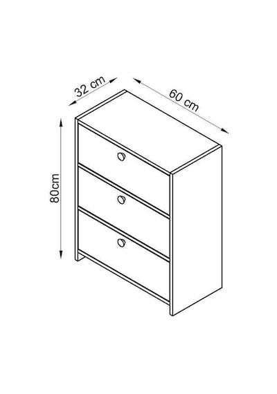 Floradesign Flora 3 Kpaklı Ayakabı Dolabı Ayakkabılık - Çok Amaçlı Dolap Meşe / Beyaz Meşe - Beyaz Floradesign Flora 3 Kpaklı Ayakabı Dolabı Ayakkabılık - Çok Amaçlı Dolap Meşe / Beyaz Meşe - Beyaz
