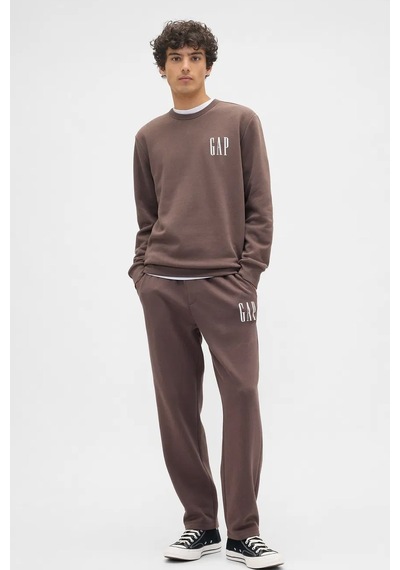 Gap V-lw Db Fleece Erkek Sweatshirt Kahverengi