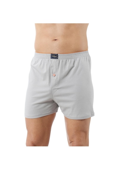 Kompedan Erkek Şardonlu Boxer Gri Melanj | K0041 Kompedan Erkek Şardonlu Boxer Gri Melanj | K0041