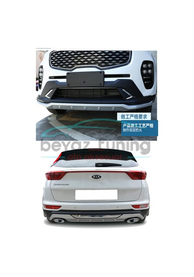 Kia Sportage Ön Arka Tampon Koruma Difüzör 2016-2017-2018