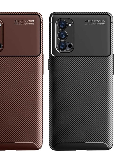 Oppo Reno 4 Pro 5G Kilif Karbon Silikon Case 486309799