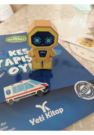 Okul Öncesi Kes-Yapıştır-Oyna Seti 2 Li Set