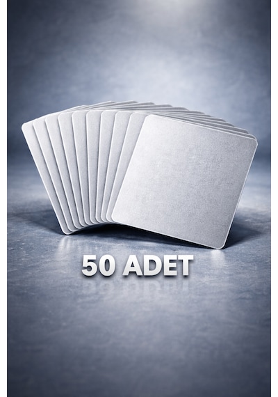 Rfgate Nfc Dijital Kartvizit Ntag215 Silver - 50 Adet