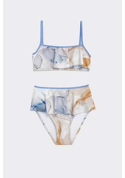 Panço Moeva Kız Çocuk Mavi Bikini 636109