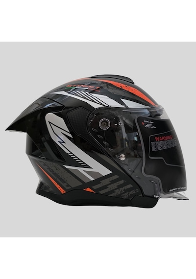 Arwic Street Model Yarım Motosiklet Kaskı Ar836 Turuncu