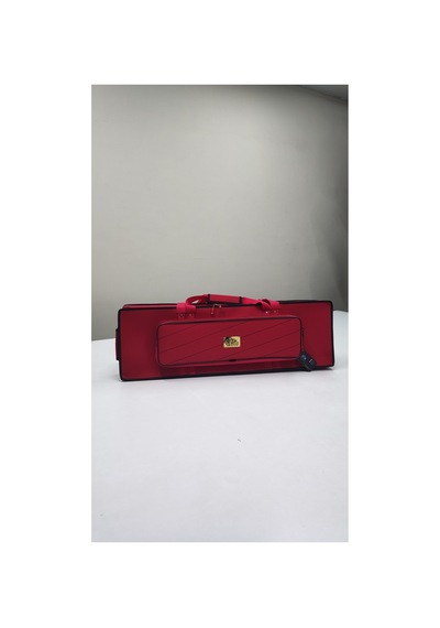 Go:keys Keyboard Org İçin Uyumlu Profesyonel Soft Case Taşıma Çantası-kırmızı