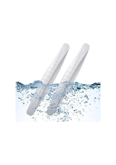 Kyrotech 2 Adet Karbon Fiber Görünümlü Tampon Koruyucu Şerit 40,5 Cm Yapışkanlı Esnek Köşe Koruma Beyaz Renkli, Araç Ön Ve Arka Tampon İçin Çizik Önleyici Şerit, Tüm Araçlara Uyumlu