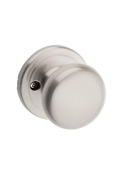 Satin Nickel - Kwikset Juno Half-dummy Knob İn Satin Nickel