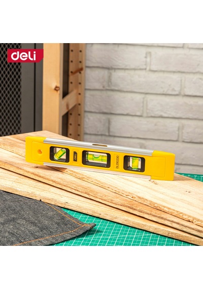 Delı Hassas Su Terazisi Sarı Abs Gövde 230mm