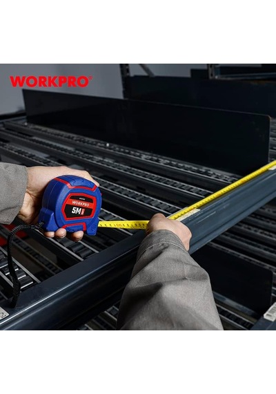 Wp261009 5mx19mm/16ft. Naylon Kaplama Sarı Çelik Şerit Metre