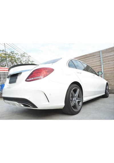 Mercedes W205 Uyumlu Amg Profesyonel Fırın Boyalı Spoiler 2014-2019