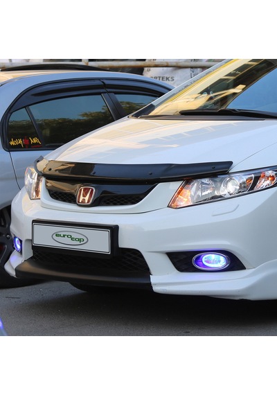 Eurocap Honda Civic 9 Ön Kaput Koruma Rüzgarlık 3Mm Abs 2012-16