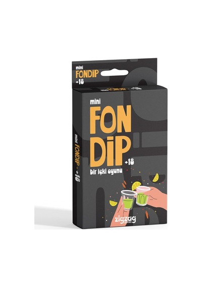Fondip Mini +18, Yetişkinlere Özel İçki Oyunu, 55 Kart, Eğlenceli Parti Kartları