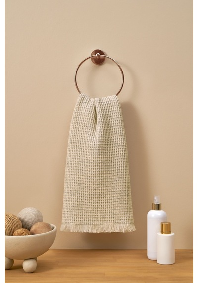 Plain Waffle 2'li Kurulama Peçetesi 50x70 Cm Krem/bej