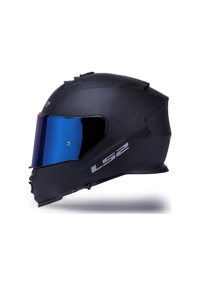 Ls2 Storm 2 Gökkuşağı Vizörlü Motosiklet Kaskı Mat Siyah