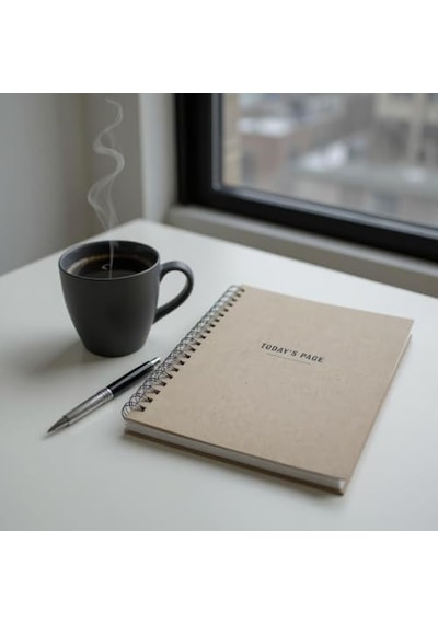 Tarihsiz 6 Aylık Günlük Planlayıcı Spiralli Sert Kapaklı Organizer Not Defteri 204 Sayfa 22 X 28,5 Cm Genel