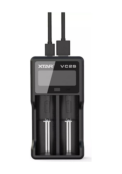 Xtar VC2S Lcd Ekranlı Li-ion/Ni-Mh/Ni-Cd Pil Şarj Cihazı 2li