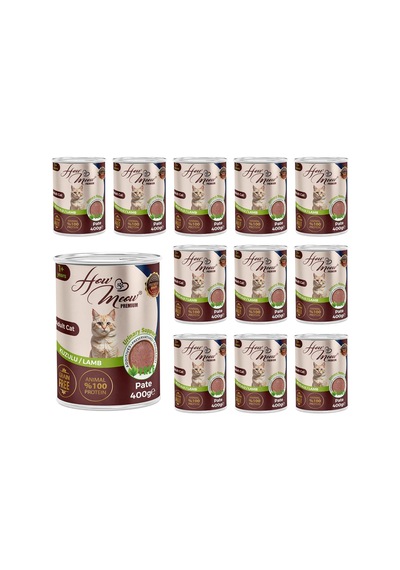 Yetişkin Kuzulu Pate Yaş Mama 400 Gr X 12 Adet Sku: Smg8690010288936