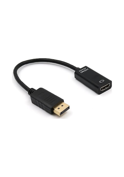 Lunatic 8058 Display To Hdmı 1080p 4k Dp Port Hdmı Hdtv Kablo Adaptörü Dönüştürücü Hdtv Tüm Cihazlar İçin