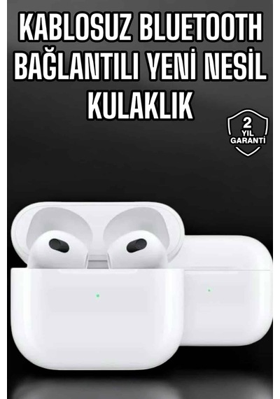 Bluetooth Kulaklık 3.nesil Kablosuz Uzun Pil Ömrü Dokunmatik