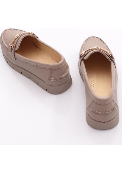 Dgn 5604-6 Kadin Loafer Ayakkabi Vizon Floater