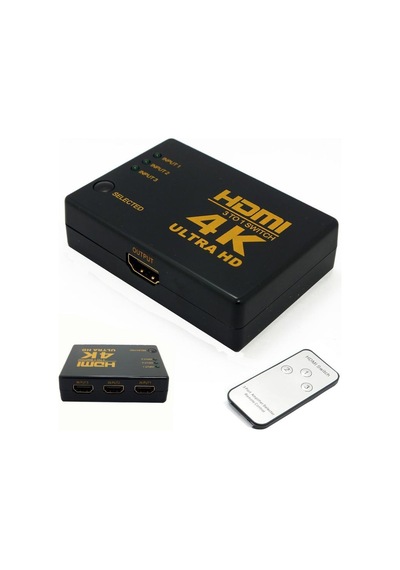 Gplus Ifswr-302 Hdmi 3 Port Giriş 1 Port Çıkış Kumandalı Switch
