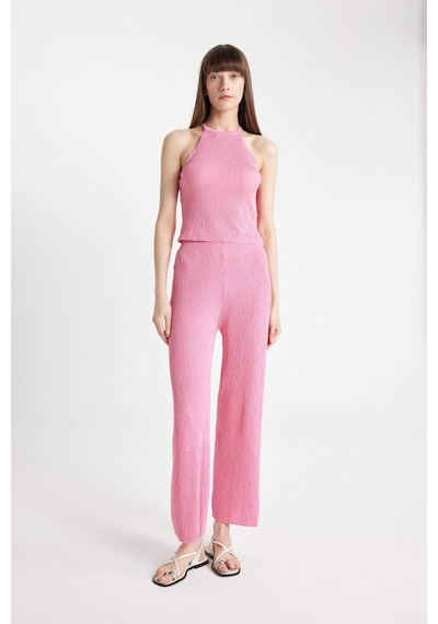 DeFacto Wide Leg Geniş Bol Paça Basic Düz Pantolon D2819AX24HSPN278