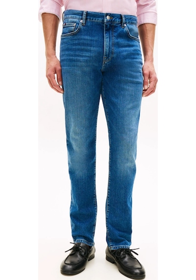 Tommy Hilfiger Denton Slim Fit Düz Paça Jean Pantolon Mavi