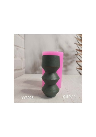 Yy3025 Mumluk 3 Sivri Boğumlu 11cm Silikon Kalıp