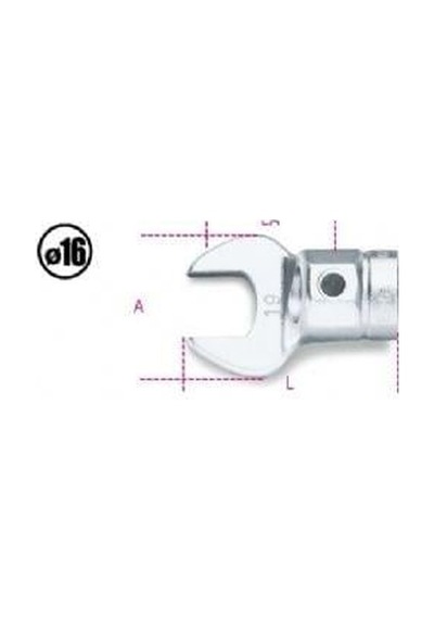 Beta 642 Açık Ağız Tork Anahtar Soketi 16mm