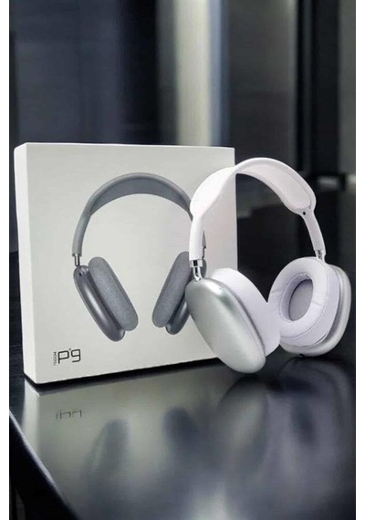 P9 Air Max Kablosuz 5.0 Mikrofonlu Bluetooth Kulaklık Beyaz Yüksek Ses Kaliteli Mh-hs3008-3097