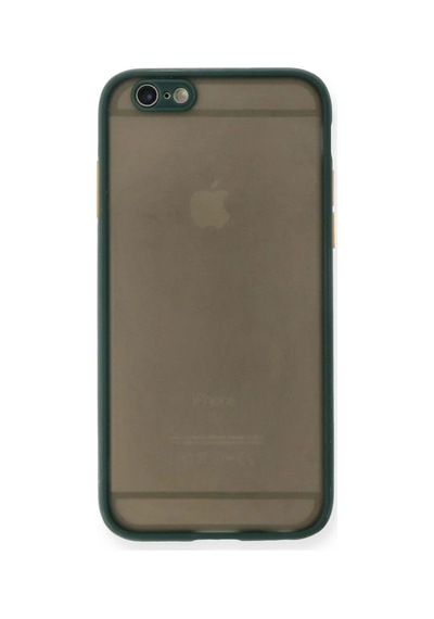 Apple İphone 6 Kılıf Montreal Silikon Kapak - Yeşil