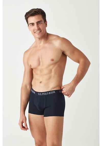 U.S. Polo Assn. Erkek Lacivert Tekli Boxer Çok Renkli