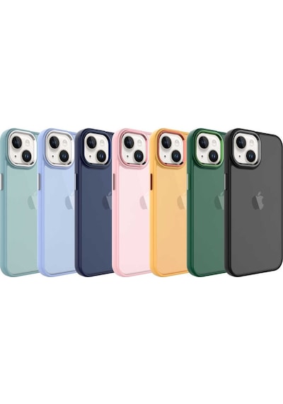 Apple Uyumlu iPhone 14 Plus Kilif Buzlu Sert Pc Trasnparan Kapak 566461719