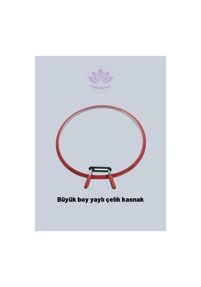 Tel Kırma Kına Seti Kiti Kırmızı Renk Kare Tül, 3 Adet Taç Tel Kırma Teli Ve Büyük Yaylı Kasnak - 88015954