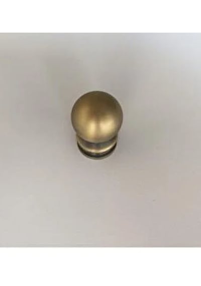 Küçük Misket Küre Düğme Antik Sarı 25 Mm Çapında Çekmece Dolap Mobilya Kulpları