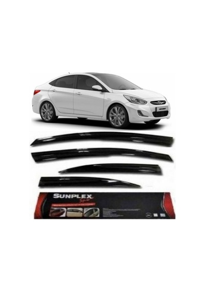 Hyundai Accent Blue Cam Rüzgarlığı Sunplex Mugen Tip