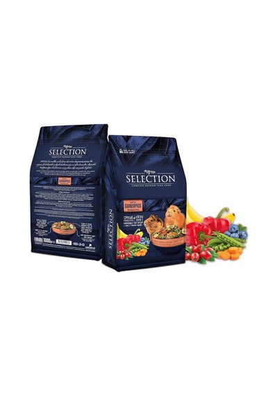 Myyem Selection Yaban Mersini Kırmızı Biber Ve Kuşburnu Takviyeli Guıneapıgs Yemi 750gr