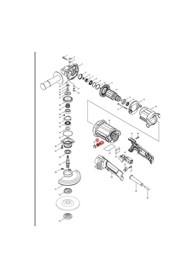 Makita GA5020 Kömür CB-303 Ürün Kodu 194996-6