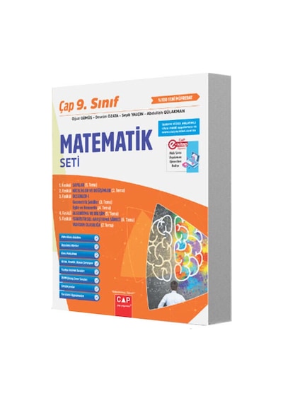 Çap Yayınları 2025 9.sınıf Matematik Seti