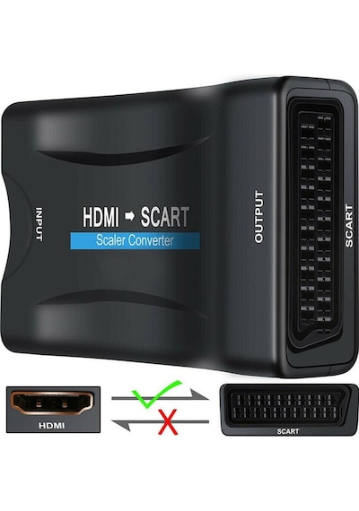 Hdmi To Scart Av Çevirici Dönüştürücü Skart Convert (529237400)