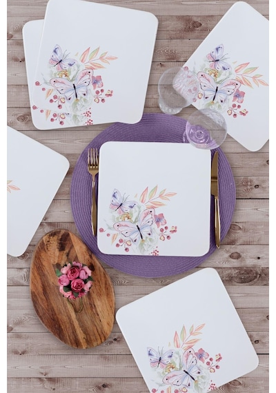 Keramika Pasta Tabağı 20 Cm 6 Adet - 19717