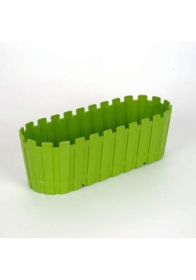 Poliwork Akasya Renkli Plastik Balkon Saksısı Oval 60 Cm