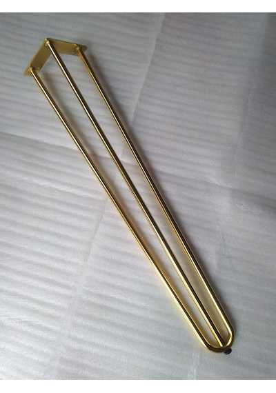 Demontepark Metal Firkete Ayak (Gold renk kaplama)