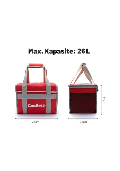 Coolist Cl26r 26 Litre Katlanabilir Termos Bez Çanta / Buzluk