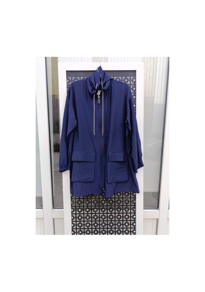 Çınar Boutique Yazlık Tesettür Hırka Lacivert Lacivert