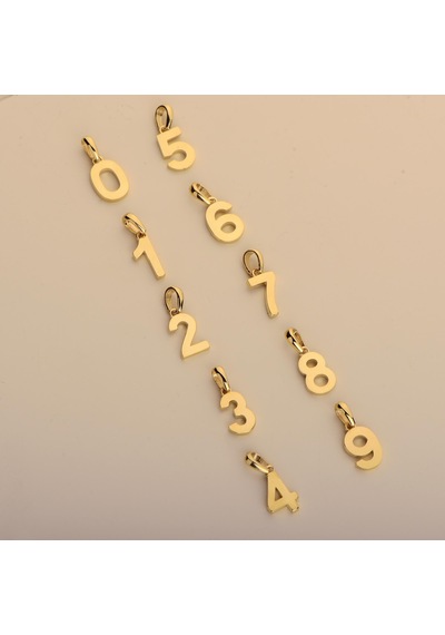 Goldkupe 14 Ayar Sıfır Rakamı Altın Kolye Ucu 0,61 Gr-3459