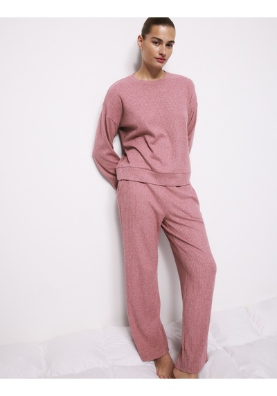 Marks & Spencer Ribanalı Pijama Altı T37001817P Pembe